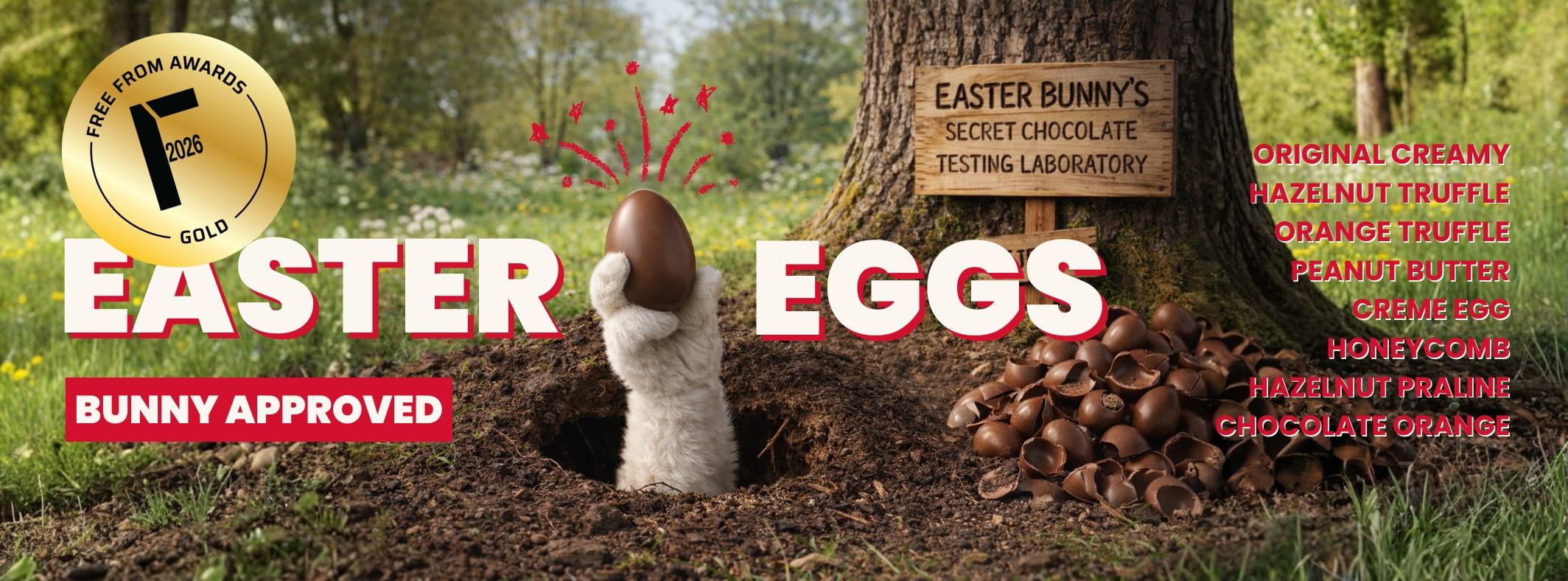 GOLD Easter Eggs (with Pink Foil)